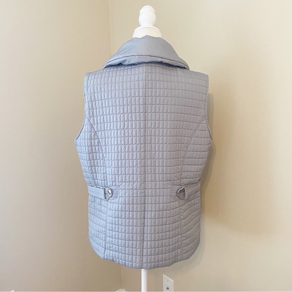 Peck & Peck Puffer Zip Front Gray Vest - XL - Picture 3 of 12